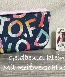 Geldbeutel klein Reißverschluss